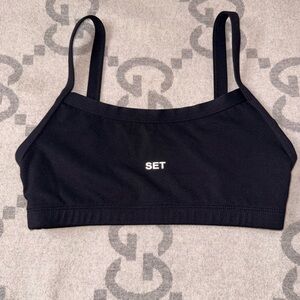 SET Active Black Bralette